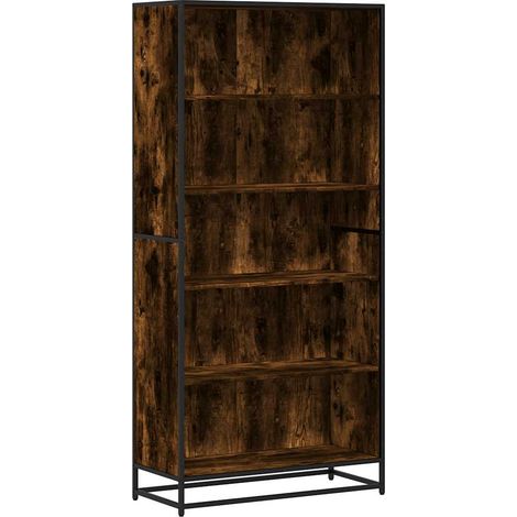 Maison Exclusive - Bücherregal Räuchereiche 80,5x35x170,5 cm Holz