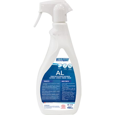 Deterquat al bactericide fongicide - desinfection en cuisine pulvérisateur de 750ml ecocert - HYDRACHIM - Nettoyants desinfectants