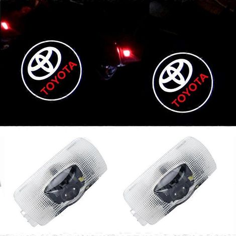 2 pièces pour Toyota Camry Highlander Prado Prius Senna lumière de bienvenue porte projection lumière d'ambiance (1/5)