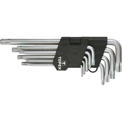 Juego de 9 llaves Torx T10-T50
