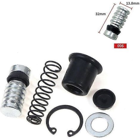 kit de réparation de piston de maître-cylindre/frein/embrayage de moto (11 mm, 12,7 mm, 14 mm, 16 mm) - N6