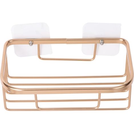 Support rouleau WC, aluminium, sans perçage, pour sanitaires (1/5)