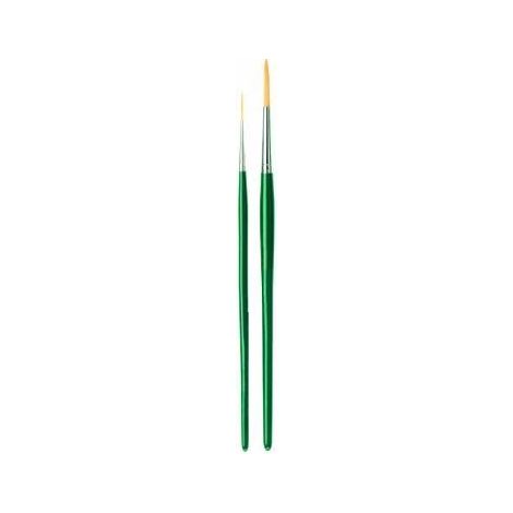 Pinceau de calligraphie - DAVINCI - Série 1270 - Pointe extra-fine en fibres synthétiques dorées