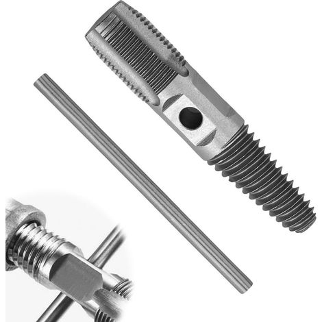 Extracteur de Vis, Extracteur de Vis à Double Tête 1/2", Extracteur de Vis Cassée, Extracteur de Boulon, adapté pour Enlever les Vis Cassées (1/5)