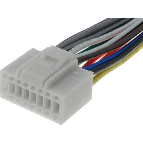 Cable Autoradio Pioneer 16PIN Fils nus - connecteur blanc