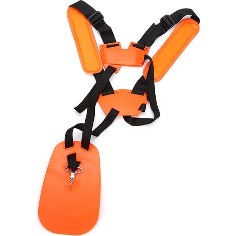 Lntyq Sangle de harnais réglable pour tondeuse à gazon, ceinture d'épaule pour débroussailleuse, pièces d'aide au jardin, 25 cm (1/5)