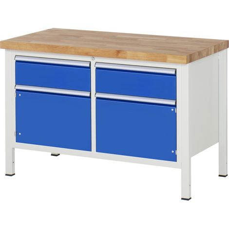 Établi Rau modèle 8466, L 1250 x P 700 x H 840mm (1/4)