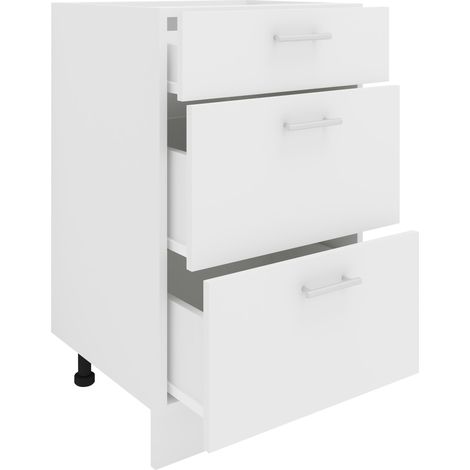 Armadio da cucina W 50 cm Armadio inferiore Esilo 82x50x46 - VCM