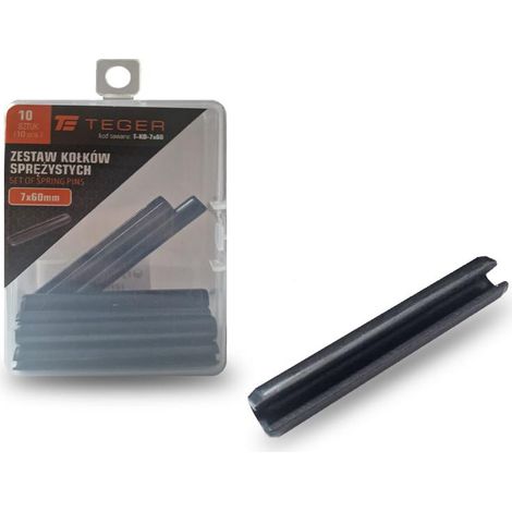 Perno elastico Teger 7x60, 10 pezzi (1/3)
