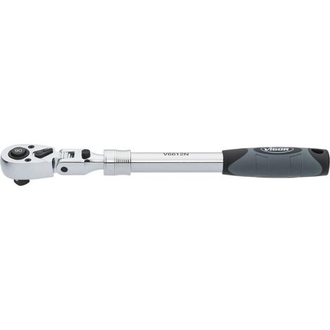 Vigor V6612N Cricchetto con levetta d'inversione 1/2 (12.5 mm) 490 mm (1/4)