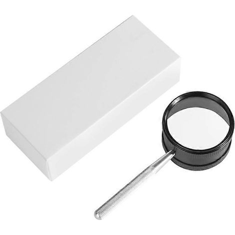 Loupe de poche portable 35X en métal, haute luminosité (1/5)