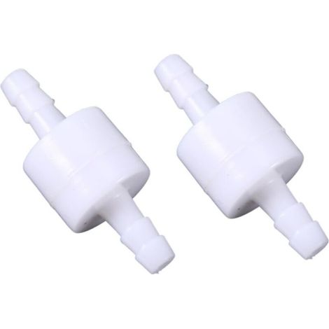 CSPARKV Clapet Anti-Retour en Ligne en Plastique, 2 Pièces 4mm Clapets Anti-Retour Unidirectionnels Clapet Anti-Retour sans Retour pour Eau Fioul Gaz (1/5)