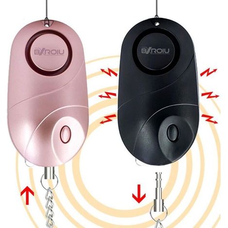 KLVGTIFS PU2 alarmes de poche alarme personnelle de scurit durgence de 140 dcibels avec lumires LED avertisseur de prvention de (1/4)