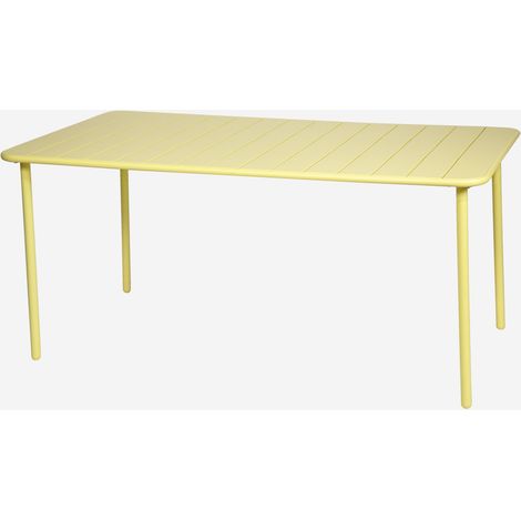 Mesa de jardín de metal de 6-8 plazas