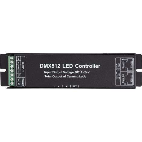 Controlador DMX512 4 Canales (1/4)