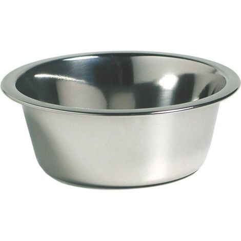 Coupe 13 cm: Gamelle en acier inoxydable avec profil pour chiens et chats