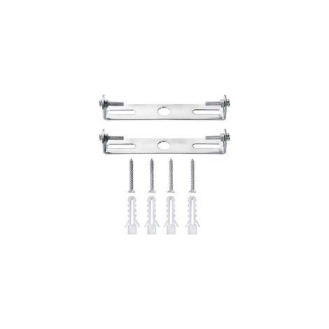 Accessoires de montage pour suspension, support de suspension, convient aux plafonniers de maison et de bureau, 75 mm, avec vis, lot de 2. (1/3)