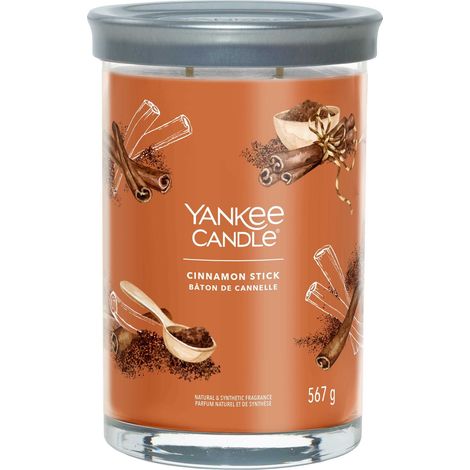 Vela aromática Cinnamon Stick - Yankee Candle Signature - Vela de dos mechas en vaso - Novedad de 2022 (1/3)