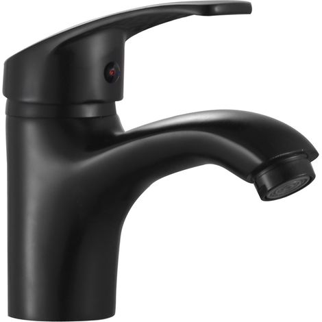 Mexen Fabia grifo de lavabo, negro - 746500-70 (1/2)
