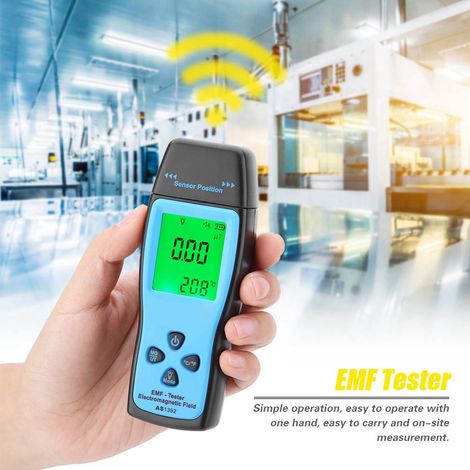 SMART SENSOR AS1392 Digitales elektromagnetisches Radiometer mit Mini-LCD-Display (EMF-Tester) (1/5)