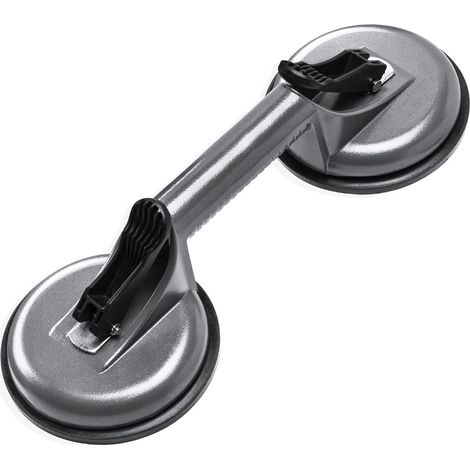 Ventouse en aluminium, outil de levage de verre, ventouse, max. 80/100 kg (1/4)