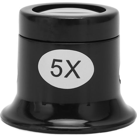 Loupe de Bureau 5X Ronde Bord Poli Outil Professionnel pour Réparation de Montres et Loisirs Créatifs (1/5)