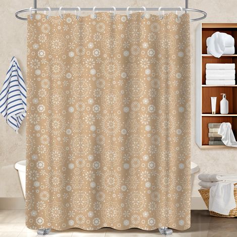 Rideau de douche imperméable en polyester 180x180 Étanche polyester pour salle de bain pour un éveil en douceur le matin (1/5)
