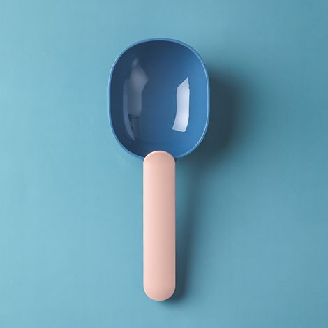 Cuchara De Alimentación Para Mascotas MINKUROW, Cuchara De Comida Para Perros, Pala De Comida Para Perros, Cuchara De Comida Para Gatos, 1 Pieza (Azul, Rosa) (1/5)