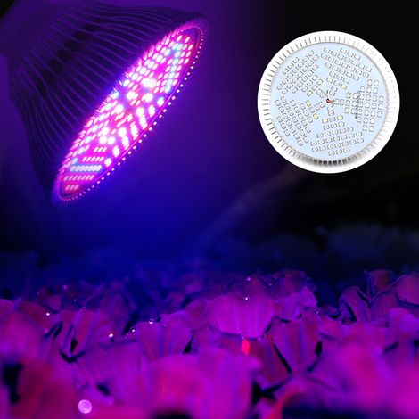 Vollspektrum-Pflanzenlampe mit 150 LEDs, 100 W, E27-Fassung, für Gewächshauspflanzen und Blütenwachstum, 85–265 V (1/5)