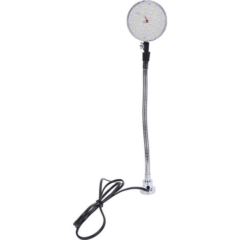 Lumière de Machine à LED 5W 36 LED 1500LM 6500K 30cm, Base magnétique à col de cygne Flexible, travail DC12-85V (1/5)