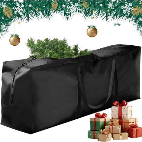XXL Sac de Rangement pour Coussins de Meubles de Jardin Sapin Noel Sac de Rangement, Housse de Protection pour Coussins AntiUV de Rangement pour Le Sapin Noel (1/5)