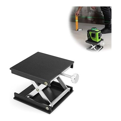 Elevating Table, Aluminium Alloy Elevating Platform, Black, Height (1/5)