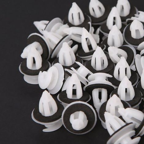 50Pcs Clips De Panneau De Porte De Voiture avec Bague D'étanchéité pour E34 E36 E38 E39 E46 M3 M5 Z3 X5 (1/4)