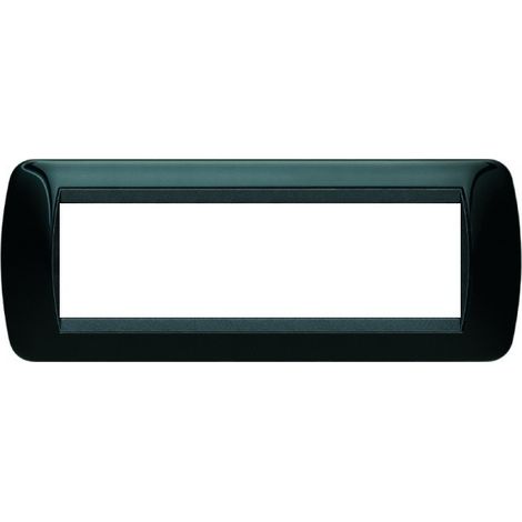 Placche compatibili Living International Light Nere 3 4 7 posti  7 Posti
