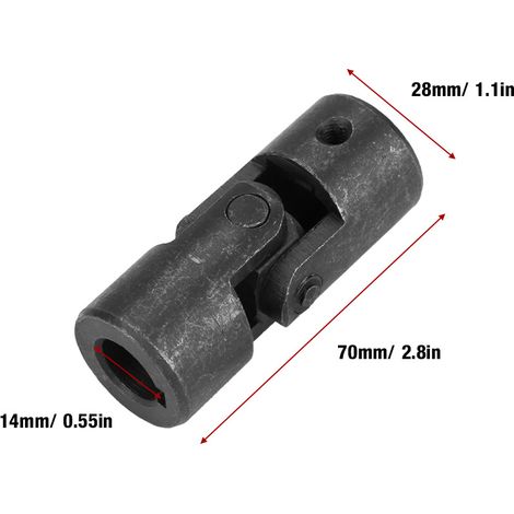 Joint universel pour arbre de moteur, coupleur flexible 14mm intérieur 28mm extérieur (1/5)