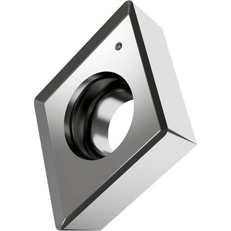 Drehwendeschneidplatte ISO ECGT 080304E-SF2:H07 Bohrungs-D. 3,4mm Farbe Silber (1/2)