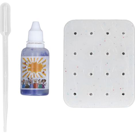 Jouet Anti-Stress 16 Boutons à Presser, Décompression et Détente, Modèle Blanc Amusant (1/5)