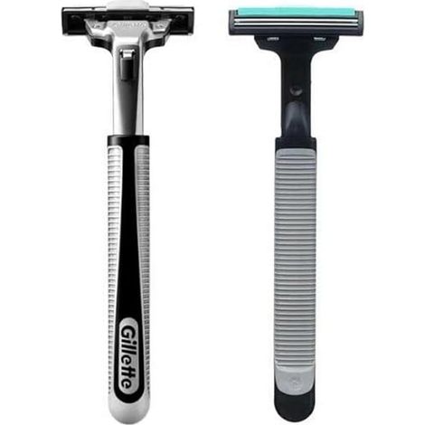 Rasoio Vector con lama, compatibile con cartuccia di ricambio Contour/Atra (1/5)