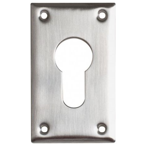 ESCUDO BOCALLAVE. 70X40 MM. A. INOX. - EHLIS