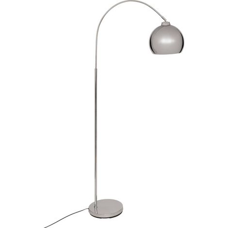 Floris, lampada da terra ad arco in argento h177cm - Atmosphera créateur d'intérieur