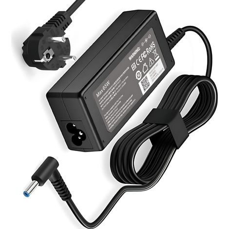 65W Chargeur Ordinateur Portable compatibles Pavilion x360 11 13 14 15 ProBook 430 450 470 250 G3 G4 G5 G6 G7 G8 EliteBook 840 850 Notebook 15 Chromebook ZBook pour pc Adaptateur Chargeur (1/5)