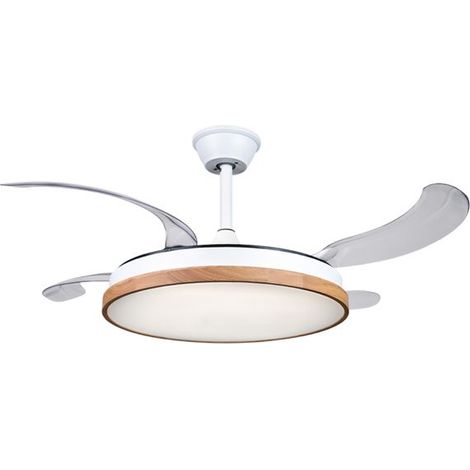 El ventilador de techo retráctil de 42´ con iluminación LED integrada combina elegancia, tecnologÃa y eficiencia.
Sus aspas transparentes se extie