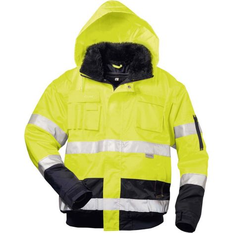 Elysee Warnschutz-Pilotenjacke Siegfried Gr. XL gelb/marine (1/5)