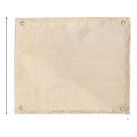 Beige Grill Camping Brandsäker Duk Tapis de foyer pour pique-nique (1/5)