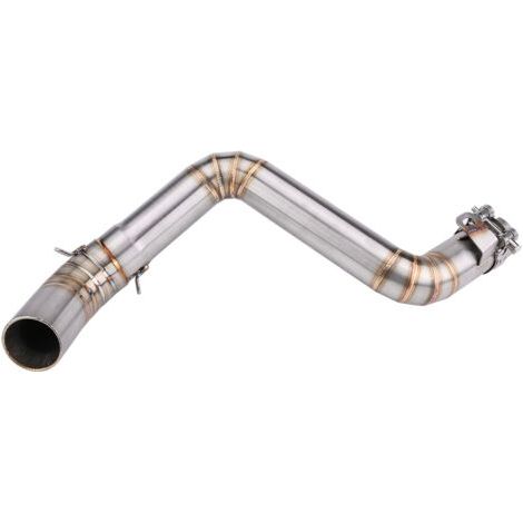 QORVA- Tipe moyen d'échappement, tuyau de connexion 51 mm résistant à la chaleur en acier inoxydable pour réparation (1/5)