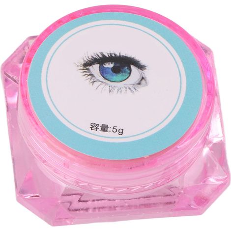 Dissolvant Rapide pour Extensions de Cils - Crème de Nettoyage Adhésif 5g/0.18oz (1/5)