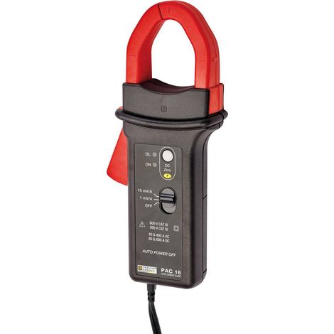 Pince ampèremétrique PAC 16 AC/DC, 400A c.a./ 600A c.c. ( Prix pour 1 ) (1/4)