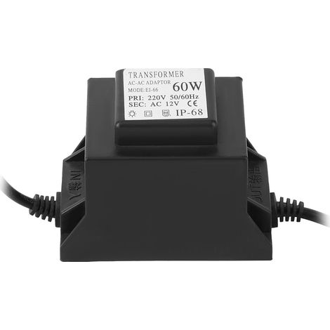 LED Waterproof Transformer 60W Special Transformer for Underwater Light EU Plug 220V (1/5)