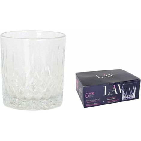 Verre Odin, LAV, en verre, pour whisky, 330 ml, 84x91 mm, paquet de 6 pieces