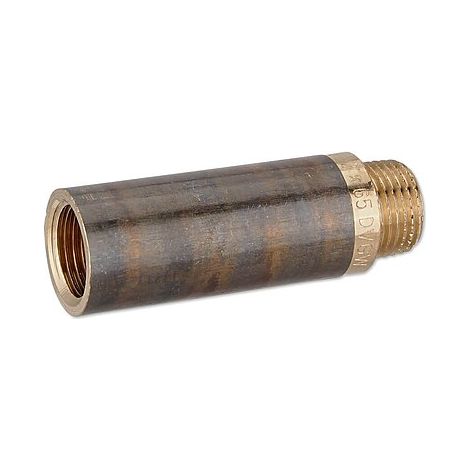 Rotguss Gewindefitting-Hahnverlängerung 1/2'' x 65 mm (1/2)